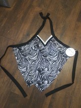 New Mod Bod Size S &quot;Zena&quot; Tankini  Top Swimsuit Swim Suit Black White - £2.38 GBP