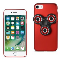 [Pack Of 2] Reiko iPhone 7/8/SE2 Case With Fidget Spinner Clip On In Red - £16.36 GBP