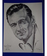 William Holden Academy Award Oscar Portrait Print Vintage 1962 Volpe Sta... - $227.89 MXN