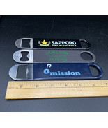 Bar Back Bartender Metal Bottle Opener LOT 3 Sapporo Omission Jameson - $17.81