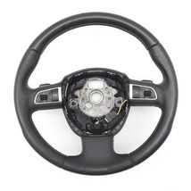 2009-2012 Audi A5 Leather Multifunction Steering Wheel W/ Paddle Shift O... - $183.15