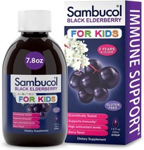 Sambucol Black Elderberry Syrup for Kids- Kids Elderberry Syrup, Added Vitamin C - £21.52 GBP