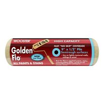 Wooster Golden Flo Fabric 9 in. W X 1/2 in. Paint Roller Cover - $6.95