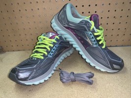 Brooks Glycerin G13 Womens 9 Super DNA 3D Fit Print Shoes Teal Purple Running - £22.78 GBP