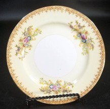 Set of 11 Vintage TRANSOR WARE Yellow Blue Pink Floral Spray Plates 6 1/4&quot; - £61.91 GBP
