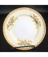 Set of 11 Vintage TRANSOR WARE Yellow Blue Pink Floral Spray Plates 6 1/4&quot; - £62.01 GBP