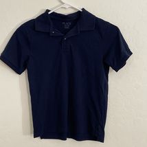 The Children&#39;s Place Youth Boys Polo Shirt Medium 7-8 Blue Short Sleeve - €5,98 EUR