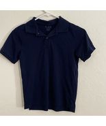 The Children&#39;s Place Youth Boys Polo Shirt Medium 7-8 Blue Short Sleeve - $126.96 MXN