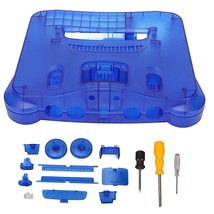 Carrying Storage Case For N64, Translucent Blue Retro Video Game Console Case - £62.11 GBP