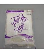 Just My Size Control Top Pantyhose 3X Off White Sheer Toe Pantyhose - $180.77 MXN
