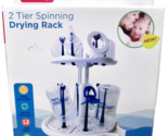 New in Box-Playtex Baby 2 Tier Spinning Drying Rack Holds Up To 12 Bottles - $14.24