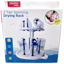 New in Box-Playtex Baby 2 Tier Spinning Drying Rack Holds Up To 12 Bottles - £11.36 GBP