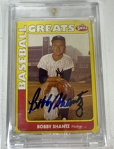 Bobby Shantz Signed Autographed 1990 Swell Baseball Greats Baseball Card - New Y - £12.01 GBP