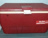 Vintage Red Igloo Coca-Cola Coke Cooler Ice Chest Plastic with Tray  - $75.00
