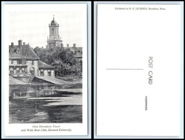 MASSACHUSETTS Postcard - Harvard University, Eliot Dorm Tower, Weld Boat... - £2.29 GBP