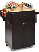 A Rolling Storage Island For The Kitchen And Dining Room That Has A Solid Top, A - £150.24 GBP
