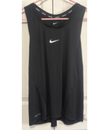 Nike Sheer XL Black Dri-Fit Flare Bottom Racerback Tank - $184.53 MXN