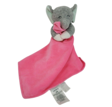 CARTER&#39;S BABY ELEPHANT PINK SECURITY BLANKET STUFFED ANIMAL PLUSH RATTLE... - £43.36 GBP