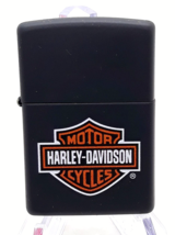 Harley Davidson  Logo Authentic Zippo  Black Matte - £27.72 GBP