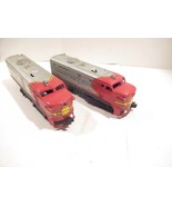 LIONEL POST-WAR ORIGINAL 218 SANTA FE AA DIESEL SET - VG - - $213.80