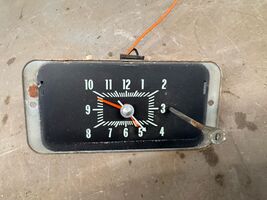1969 1970 Chevy Impala Caprice BelAir Clock Dash Gauge Trim Plate Biscay... - $129.69