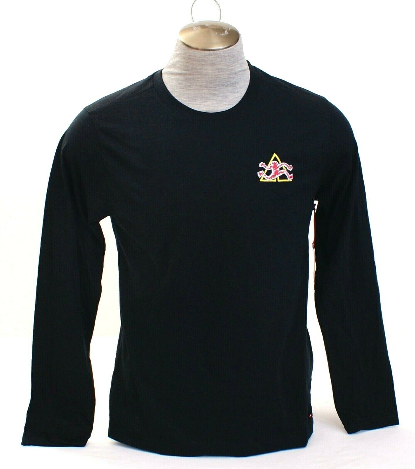 Airwalk Black Long Sleeve Signature Crew Neck Tee T Shirt Men&#39;s NWT - $22.49