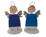 2X SCHUTZENGEL German Girl Guardian Angels Christmas Blessing - $19.79