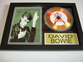 David Bowie Signed Gold Cd Disc 123 - £13.29 GBP