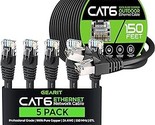 GearIT 5Pack 100ft Cat6 Ethernet Cable &amp; 150ft Cat6 Cable - $303.99