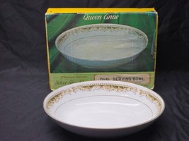 Vintage QUEEN ANNE 10.5&quot; x 7.75&quot; Oval Serving Bowl By SIGNATURE - NEW &amp; ... - $22.78