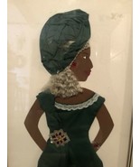 Vintage African American Modern Folk Art Signed Original BA Mosley 36 X 17 - $49.49