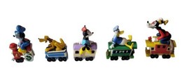 Vtg Hallmark Merry Miniatures Mickey Express Disney Christmas Train Set of 5 - £17.26 GBP
