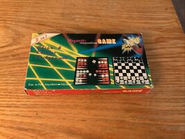 Magnetic Chess Checker &amp; Backgammon Travel Set - $92.54 MXN