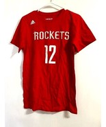 Adidas Women&#39;s Dwight Howard #12 Houston Rockets Jersey Shirt, Red, Small - $376.14 MXN