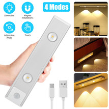 Wireless Motion Sensor Under Cabinet Light Dimmable Kitchen Counter Night Lamp - £18.37 GBP