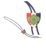 Vtg 70s Boy Scouts of America Schiff Scout Reservation Neal Slide Bolo M... - $648.60 MXN