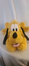 Disney Store Authentic PLUTO DOG Super Soft Plush Stuffed Animal 16&quot;  - £18.56 GBP