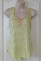 Weavers Tank Top Chartreuse/Off-white Women&#39;s Juniors Sz XL NWT MSRP$28 - $215.23 MXN