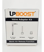 UPBOOST Valve Adapter Kit Quick Air Release Hose Tire Inflators Ball Needle - $19.07 CAD