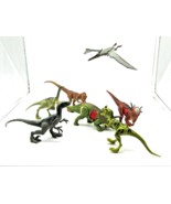 7 Jurassic World Park Action Figures Toy Lot Attack Dinosaur Mattel - £23.29 GBP