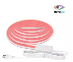 Aura LED Equivalent Smart Integrated Color Changing Rope Light 60-Watt 16ft - £7.68 GBP