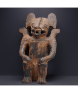 Estate Clay Terracotta Pottery Folk Art Sculpture Tribal Figure Statue - £139.49 GBP