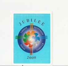 JUBILEE 2000 CHRISTIAN Catholic Confirmation event Sticker  - £3.92 GBP