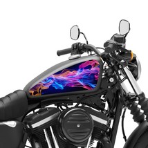 motorcycle tank decal / sticker 2pcs / for HD / gas tank stickers abstract color - £20.17 GBP