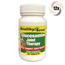 12x Bottles Healthy Sense Glucosamine Joint Therapy Diet Tablets | 20 Per Bottle - £18.86 GBP