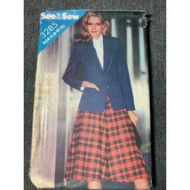 Butterick Misses Jacket Skirt Sewing Pattern sz 8-12 3285 - uncut - $10.88