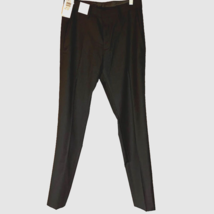 NWT Reaction Kenneth Cole Corpcore Men&#39;s Charcoal Dress Slacks SZ 30W x 32L - $35.52