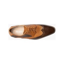 Stacy Adams Ivingale Wingtip Oxford Dress Shoes Leather Brown Multi 25684-249 image 4