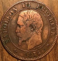 1856 B France 2 Centimes Coin - £3.79 GBP