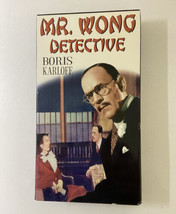 Mr Wong Detective 1938 Boris Karloff Mystery VHS Video  - £3.18 GBP